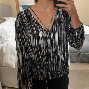 Dress Front Wrap Shirt